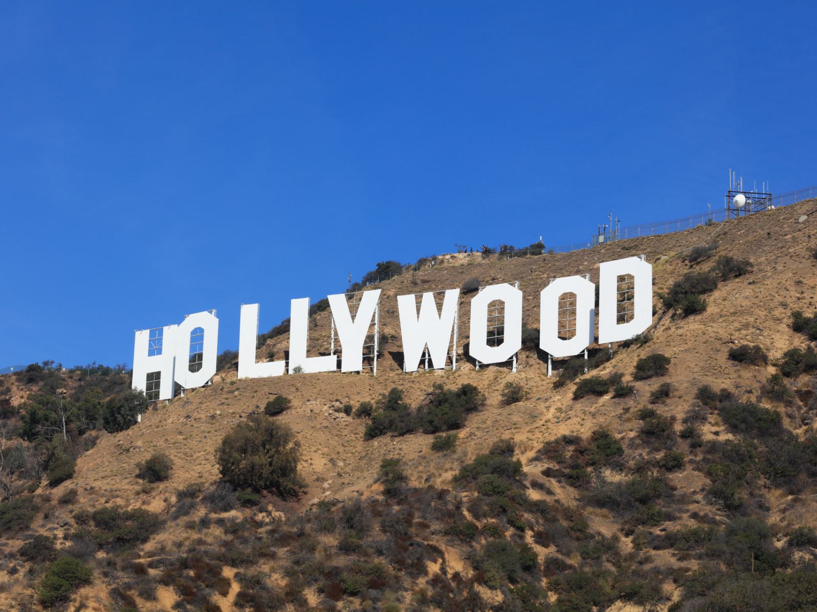 Hollywood Sign hillside